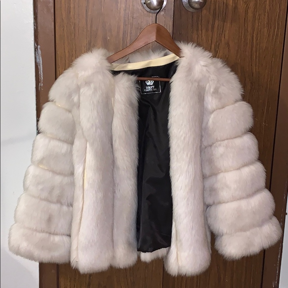 Faux fur coat